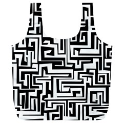 Pattern Full Print Recycle Bags (l)  by Valentinaart