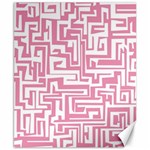 Pink pattern Canvas 8  x 10  8.15 x9.66  Canvas - 1