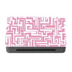 Pink Pattern Memory Card Reader With Cf