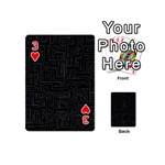 Pattern Playing Cards 54 (Mini)  Front - Heart3