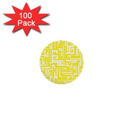 Pattern 1  Mini Buttons (100 Pack)  by Valentinaart