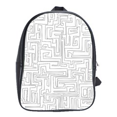 Pattern School Bags(large)  by Valentinaart