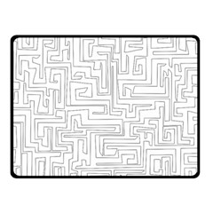 Pattern Double Sided Fleece Blanket (small) 