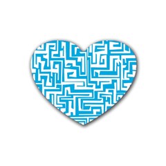 Pattern Heart Coaster (4 Pack) 