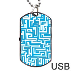 Pattern Dog Tag Usb Flash (two Sides)