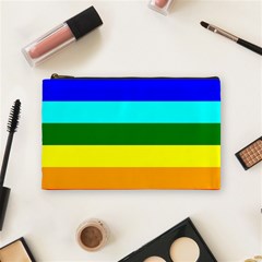 Rainbow Cosmetic Bag (medium)  by Valentinaart