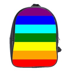 Rainbow School Bags(large)  by Valentinaart