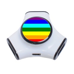 Rainbow 3-port Usb Hub by Valentinaart