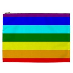 Rainbow Cosmetic Bag (xxl)  by Valentinaart