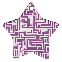 Pattern Star Ornament (two Sides)