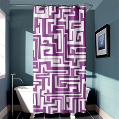 Pattern Shower Curtain 36  X 72  (stall) 