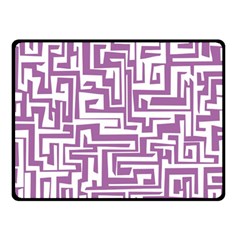 Pattern Double Sided Fleece Blanket (small) 