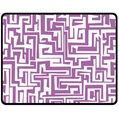 Pattern Double Sided Fleece Blanket (medium) 