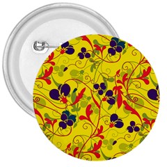 Floral Pattern 3  Buttons by Valentinaart