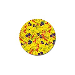 Floral Pattern Golf Ball Marker by Valentinaart