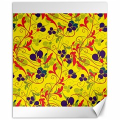 Floral Pattern Canvas 16  X 20  