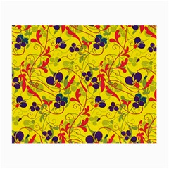 Floral Pattern Small Glasses Cloth (2-side) by Valentinaart