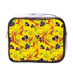 Floral Pattern Mini Toiletries Bags by Valentinaart