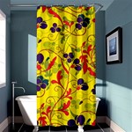 Floral pattern Shower Curtain 36  x 72  (Stall)  Curtain(36 X72 ) - 33.26 x66.24  Curtain(36 X72 )