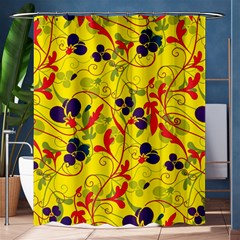 Floral Pattern Shower Curtain 60  X 72  (medium)  by Valentinaart