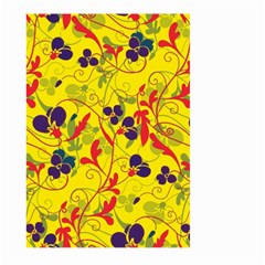 Floral Pattern Large Garden Flag (two Sides)