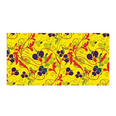 Floral Pattern Satin Wrap