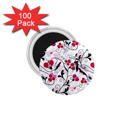 Floral Pattern 1 75  Magnets (100 Pack)  by Valentinaart