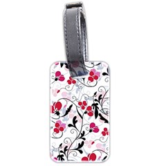 Floral Pattern Luggage Tags (two Sides) by Valentinaart