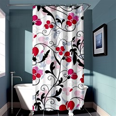 Floral Pattern Shower Curtain 36  X 72  (stall) 