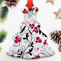 Floral Pattern Ornament (christmas Tree) 