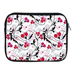 Floral Pattern Apple Ipad 2/3/4 Zipper Cases by Valentinaart