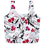 Floral pattern Full Print Recycle Bags (L)  Front