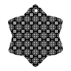 Pattern Snowflake Ornament (two Sides) by Valentinaart