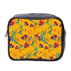 Floral Pattern Mini Toiletries Bag 2-side by Valentinaart