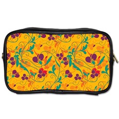 Floral Pattern Toiletries Bags by Valentinaart