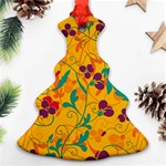 Floral pattern Ornament (Christmas Tree)  Front