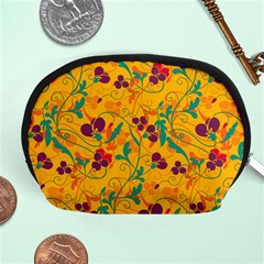 Floral Pattern Accessory Pouches (medium)  by Valentinaart