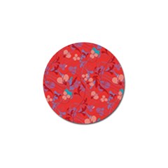 Floral Pattern Golf Ball Marker (4 Pack) by Valentinaart