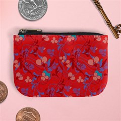 Floral Pattern Mini Coin Purses by Valentinaart