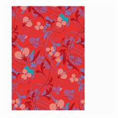 Floral Pattern Large Garden Flag (two Sides)