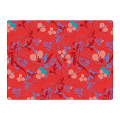 Floral Pattern Double Sided Flano Blanket (mini) 