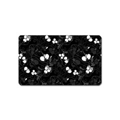 Floral Pattern Magnet (name Card) by Valentinaart