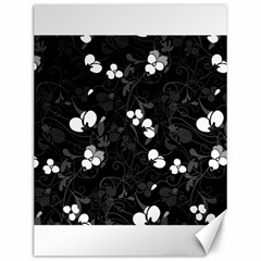 Floral Pattern Canvas 12  X 16  