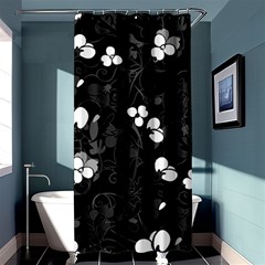 Floral Pattern Shower Curtain 36  X 72  (stall) 