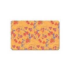 Floral Pattern Magnet (name Card)