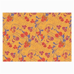 Floral Pattern Large Glasses Cloth