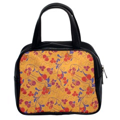 Floral Pattern Classic Handbags (2 Sides) by Valentinaart