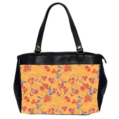 Floral Pattern Office Handbags (2 Sides)  by Valentinaart