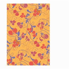 Floral Pattern Small Garden Flag (two Sides)