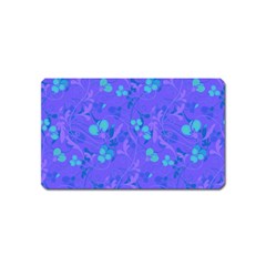 Floral Pattern Magnet (name Card) by Valentinaart